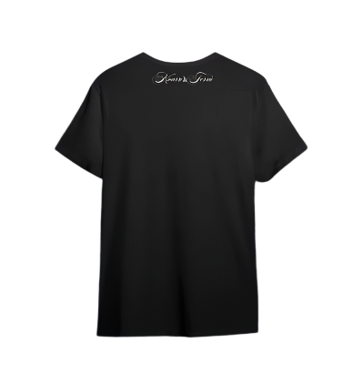 Mourri&Ferrie Discret BLACK- Jersey Crewneck T-Shirt